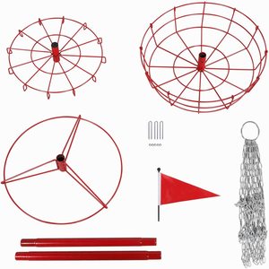 Panier de golf avec sac de transport 600D pour jouer au golf avec disques tipo frisbi, portable, en métal - Product Image 6