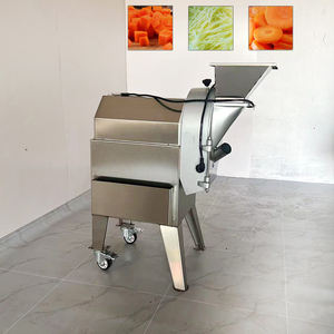 Coupe-fruits multifonctionnel en acier inoxydable commercial nouvelle condition pour concombre pomme de terre radis Cube trancheuse déchiqueteuse - Product Image 2