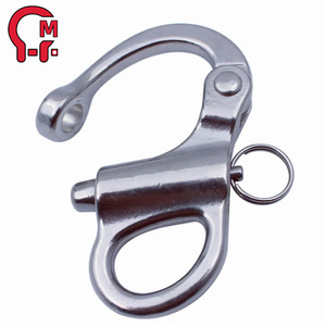 <span class=keywords><strong>HLM</strong></span> Manille à œil pivotant à fermoir rapide pour chaîne d'ancre de bateau - Product Image 4
