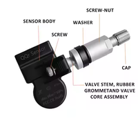Vente en gros Autel MX-Sensor OE remplacement universel TPMS système de surveillance de la pression des pneus capteur 433MHZ/315MHZ
