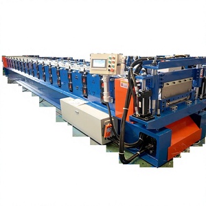 Machine de formage automatique de tuiles en acier et de panneaux de <span class=keywords><strong>toiture</strong></span> à joint debout, électrique, avec moteur à boîte de vitesses, à prix abordable - Product Image 1
