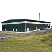 Kits de construction métallique préfabriqués en acier léger pour entrepôts, ateliers et hangars avec services de soudage et de pliage
