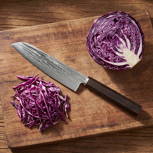 Set di 3 Coltelli da Cucina Giapponesi con Manici in Legno di Ebano Africano Ottagonale - Product Image 4