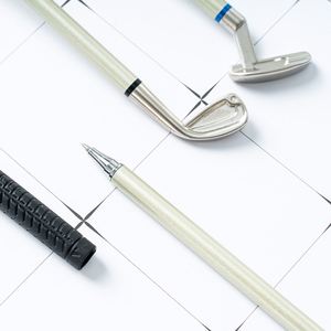 Custom logo Office Activity Promotion Creative Golf Club Shaped Gift <b>Pen</b> Mini Gift <b>Box</b> Golf Set - Product Image 5