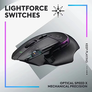 เมาส์เกมมิ่งไร้สาย Logitech G502X PLUS แบบสองโหมด น้ำหนักเบา ออกแบบตามหลักสรีรศาสตร์ ไฟ RGB Backlight เซ็นเซอร์ HERO 25K สำหรับอีสปอร์ต - Product Image 3