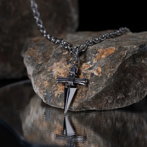 Collar con colgante <span class=keywords><strong>de</strong></span> Hunter X Hunter inspirado en el Anime, <span class=keywords><strong>cadena</strong></span> <span class=keywords><strong>de</strong></span> eslabones <span class=keywords><strong>de</strong></span> aleación <span class=keywords><strong>de</strong></span> estilo Punk informal para hombre, selecciones semanales, regalo <span class=keywords><strong>de</strong></span> joyería <span class=keywords><strong>de</strong></span> moda - Product Image 5