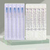 Aiguilles d'acupuncture à usage unique, aiguilles à sec, une aiguille avec un tube pour la thérapie d'acupuncture, 100 pièces/boîte