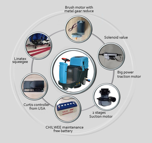 Magwell RD560 Autolaveuse autoportée 22 pouces pour sols durs avec grande brosse - Product Image 6