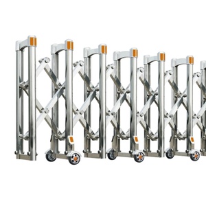 Barrera de Seguridad Retráctil Deslizante de Acero Inoxidable, Barrera de Seguridad para Carreteras, Barrera de Control de Multitudes en Escuelas, Manual de Uso - Product Image 1
