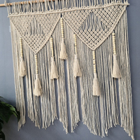 Tapisserie murale en macramé faits à la main, décoration bohème en coton, pour chambre à coucher, style Boho