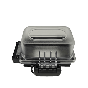 Caja de Conexiones Exterior Resistente a la Intemperie, ABS con Clasificación IP65, para Uso Extra Pesado, con Protección Infantil, Receptáculo GFCI, Cubierta Transparente - Product Image 4