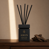 AIKUN Diffuseur à roseaux écologique et sûr, 100 pièces MOQ, vente en gros, expédition directe usine, personnalisable, pour la décoration intérieure