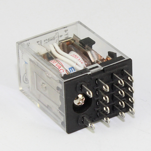 Chất lượng cao 4 cực 14-Pin thay thế relay 220V 12V 24V Kích thước thu nhỏ niêm phong lý thuyết điện từ với ổ cắm - Product Image 2
