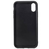 Étui de téléphone en cuir véritable avec fente pour cartes pour iPhone XR, logo personnalisé, vente en gros