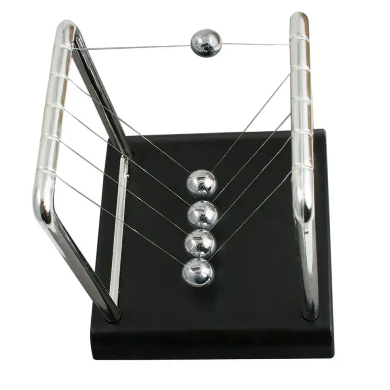 Lelyi Newtons Cradle Table Decor Balance Ball Pendulum Ball Physics Tumbler Craft Home Decorations Desk Toy Gift