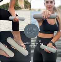 Poids de Cheville et de Poignet Réglables Couleur Personnalisée, Ensemble Maison Sport Fitness Yoga Pilates, Bague de Puissance Barre Poutre, Haltère en Silicone, Tapis de Yoga