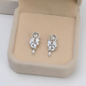 Pendientes Largos de Plata S925 con Múltiples Cuentas y Borlas, 5-7 Perlas, Accesorios de Bricolaje para Mujer, Componentes y Fornituras de Joyería Semi-Acabadas-1136 - Product Image 4