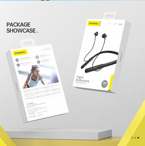 Foneng Hot Bán tai nghe trong tai từ Earbuds không dây cổ ban nhạc không dây tai nghe dây đeo cổ tai nghe với Hooks - Product Image 1