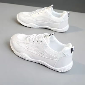 K1503 Chaussures plates de sport confortables pour femmes, chaussures de course en maille respirante pour l'extérieur - Product Image 2