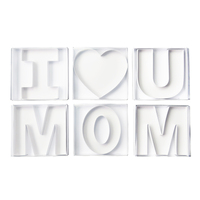 Decor I Love U Sushi Zoete Fruit Verpakking Dozen Voor Aardbeien Regelingen Brief Vormige
