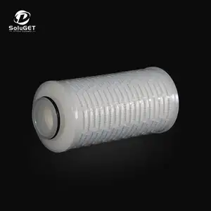 High Flow 130 Pleated Filter Cartridge PTFE PP PES Membrane Filter Cartridge Designed for LCD Wet Process Filtration