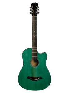 <span class=keywords><strong>Guitarra</strong></span> Acústica de Madera de Tilo de 38 Pulgadas, Acabado Brillante, para Principiantes y Estudiantes, Fabricante OEM - Product Image 2