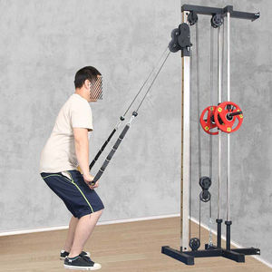 Sistema <span class=keywords><strong>a</strong></span> Doppia Puleggia Regolabile per Palestra Domestica, Macchina <span class=keywords><strong>Lat</strong></span> Pulldown <span class=keywords><strong>a</strong></span> Parete per Allenamento Fitness e Stazione con Cavi <span class=keywords><strong>a</strong></span> Carico di Pesi - Product Image 4