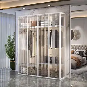 New Design Luxury Walk In Closet Wardrobe Accessories Design Modular Furniture Bedroom Modern Wardrobe