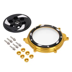 JFG Motorcycle Accessories CNC Aluminum Clear Clutch Cover FOR DRZ400