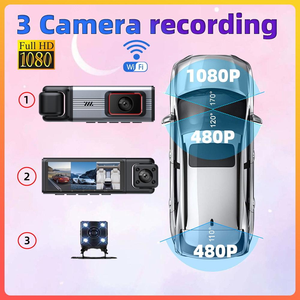 מצלמה מקף 3-in-1 בחדות גבוהה עם מסך HD 1080p ו-ips בתוך מצלמת מקף רכב עבור מקליט וידאו - Product Image 4