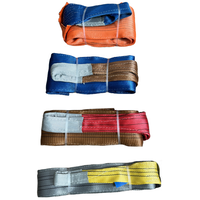 5T 150mm 3m standart EN 1492-1:2000 ağır kaldırma kemerleri ile düz Polyester sapan dokuma sapan koruyun kol