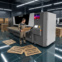 Imprimante numérique d'emballage automatique Sunthinks SC1200 à passage unique pour solutions d'impression personnalisées de grandes boîtes en carton ondulé