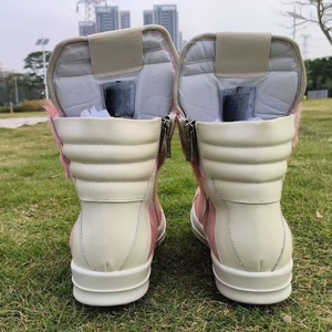 Baskets rétro en cuir pour femmes Owens, chaussures de marche de luxe de marque Rick, chaussures d'extérieur de haute qualité pour hommes à semelle épaisse - Product Image 6
