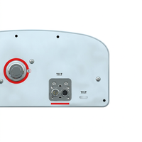 Antenne de station de base XPol 698-960 MHz 65 degrés 16,5 dBi 0-10 degrés avec RCU intégrée pour 2G 3G 4G