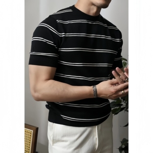 <span class=keywords><strong>T</strong></span>-<span class=keywords><strong>shirt</strong></span> unisexe à <span class=keywords><strong>col</strong></span> rond 100% coton, séchage rapide, rayé multicolore, logo personnalisé imprimé, <span class=keywords><strong>t</strong></span>-<span class=keywords><strong>shirt</strong></span> uni en coton pour <span class=keywords><strong>homme</strong></span> - Product Image 3