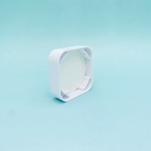 <b>Mini</b> 9ml Glass Jar White Plastic Lid Child-Resistant Cosmetics Packaging Face Oil Cream Loose Powder Custom Logo Silk Screen - Product Image 2