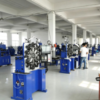 Machine de fabrication de ressorts CNC1045 à 10 axes pour la découpe et le roulage de métaux en spirale, diamètre du fil moteur/moteur 0,047-0,177 pouces ChuangYuan