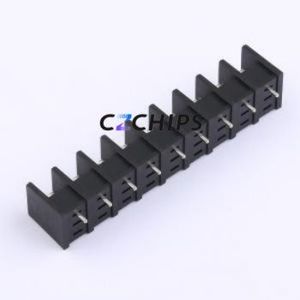 MX35S-8.25-09P-BK01-Cu-S-A Barrier Terminal Block Through hole,P=8.25mm Connector Two Sides 8.25mm 1x9P Straight Pin - Product Image 2