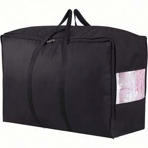 Grands sacs de rangement en polypropylène PP tissé résistant avec fermetures éclair - Product Image 2