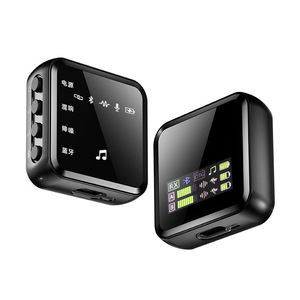 Wireless Lavalier <b>Microphone</b> With Screen Dual Display <b>Bluetooth</b> 5.0 Noise Canceling For Outdoor Use - Product Image 2