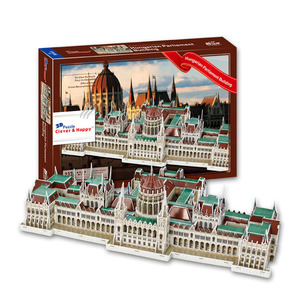 <span class=keywords><strong>Puzzle</strong></span> en mousse et papier pour enfants, modèle château de la Saint 3,6 pouces, <span class=keywords><strong>3D</strong></span> - Product Image 5