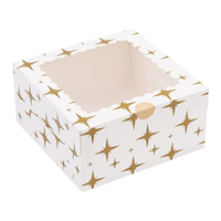Boîte d'emballage personnalisée pour cupcakes blancs, gâteaux aux œufs cuits et muffins, prix de gros
