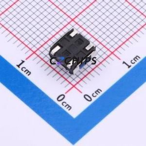 TS-1047-A45B2-D2 Tactile Switch SMD,6.2x6.4mm Switch Single Pole Single Throw Round Button 1.8N Vertical Mount - Product Image 2