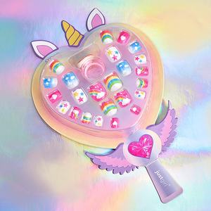 Unghie all'ingrosso copertura completa unghie artificiali per bambini regalo adorabile bambine premere unghie bambini - Product Image 6