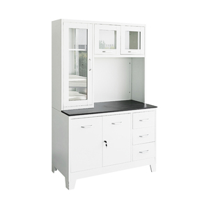 Nouvelles armoires de cuisine modernes Bluewhale KC-03 de qualité supérieure, construction en acier, options d'épaisseur de 0,4 à 1,0 mm, imperméables, écologiques, faciles à assembler - Product Image 1