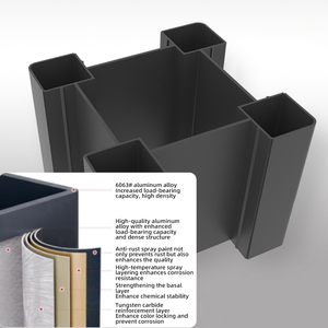 Gazebo Manual de aluminio para pabellón de patio trasero de alta calidad para espacio de actividad recién agregado en <span class=keywords><strong>el</strong></span> patio - Product Image 3