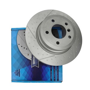 Venta al por mayor de repuestos automotrices OEM: Rotor de disco de freno de bajo contenido metálico (hierro, cerámica, carbono) para automóviles - Product Image 1