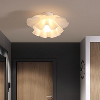 Plafonnier LED nordique moderne, design floral créatif, base en fer simple et élégante pour la maison, le bureau, la chambre, le couloir, la véranda des enfants