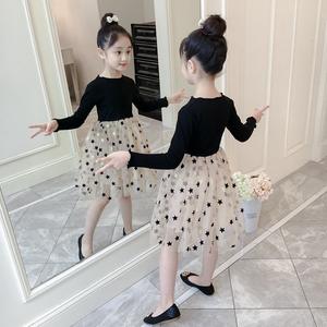 Vêtements pour enfants en gros, design tendance avec des appliques brillantes, robes de princesse à manches longues pour petites filles de Chine - Product Image 5