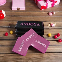 Caja de chocolate Rosa hecha a mano exquisita personalizada para el Día de San Valentín caja de regalo de postre Premium con laminación mate en relieve
